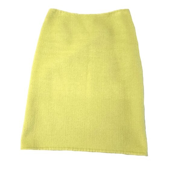 Ports 1961 Dresses & Skirts - Ports 1961 Size 2 Womens Light Yellow Wool Skirt